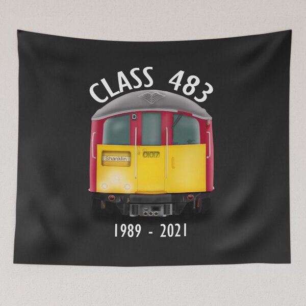 Item preview, Class 483 Island Line Train London Underground Stock designed and sold by jameswattsart.