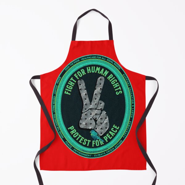Item preview, PMD00552 Progressive Movement Designs Progress Peace Sign Victory Sign shows you support human rights and peace for progressive Democrats, progressive Independents and Bernie Sanders supporters designed and sold by ProgressiveLeft.
