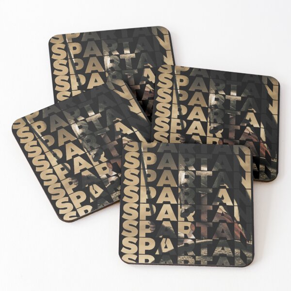Item preview, Spartan Warrior Repeating Word Cool Retro designed and sold by Aleodor.