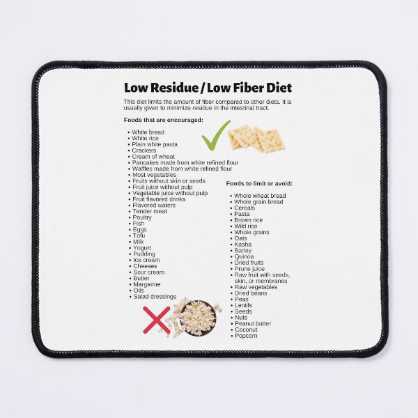 Item preview, Low Residue / Low Fiber Diet Infographic designed and sold by Caregiverology.