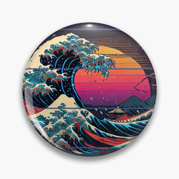 Item preview, 80s Retro The Great Wave off Kanagawa designed and sold by vladocar.