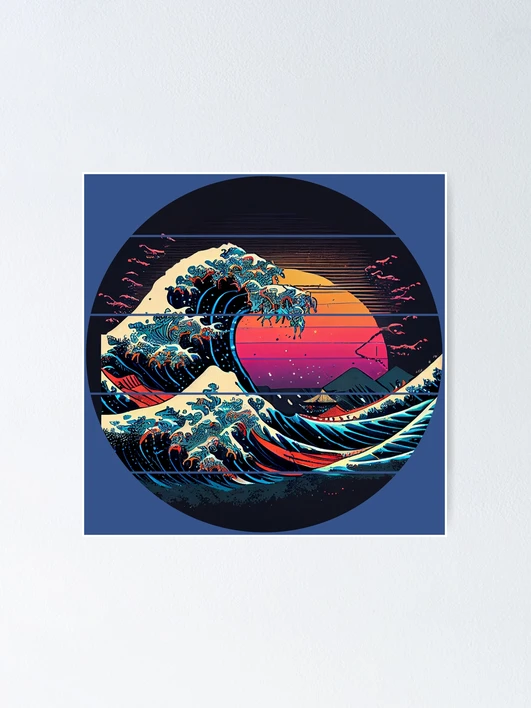 アート・デザイン・音楽 GREAT MOVIE GRAPHICS Amazon.com: Trends International Godzilla - Great Wave Wall