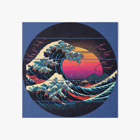 Item preview, 80er Retro Die große Welle vor Kanagawa designed and sold by vladocar.