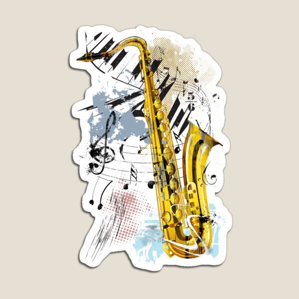 Magic Sax Magnet
