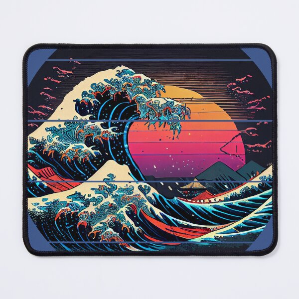 Item preview, 80s Retro The Great Wave off Kanagawa designed and sold by vladocar.