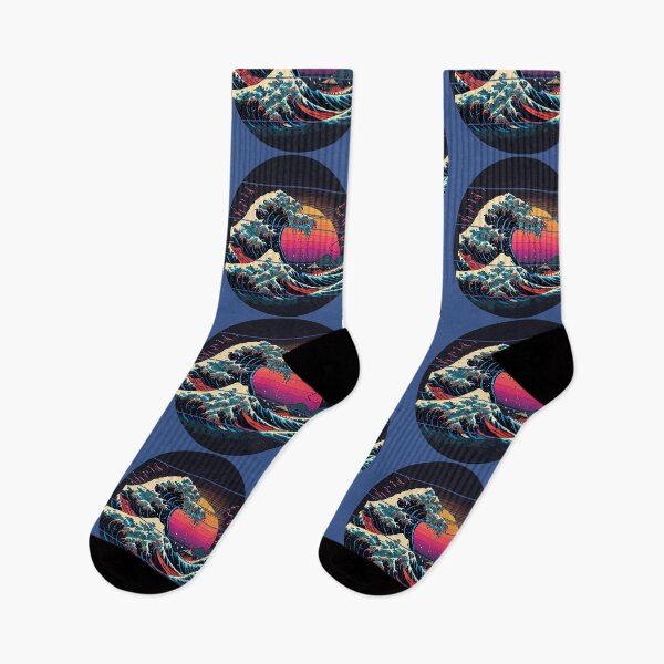 Item preview, 80s Retro The Great Wave off Kanagawa designed and sold by vladocar.