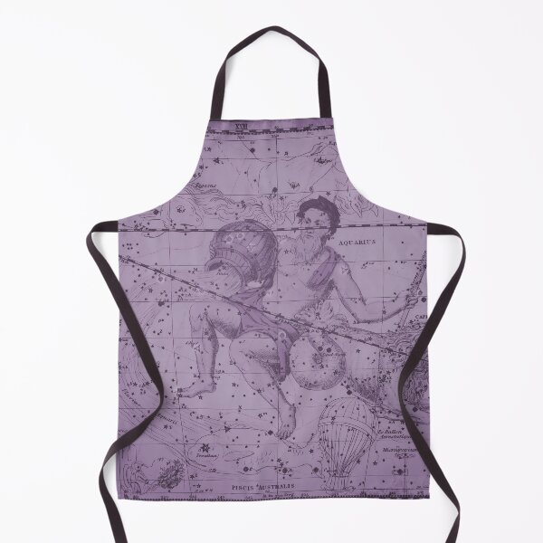 Item preview, Vintage Aquarius Constellation Star Map, Purple designed and sold by notsweettea.