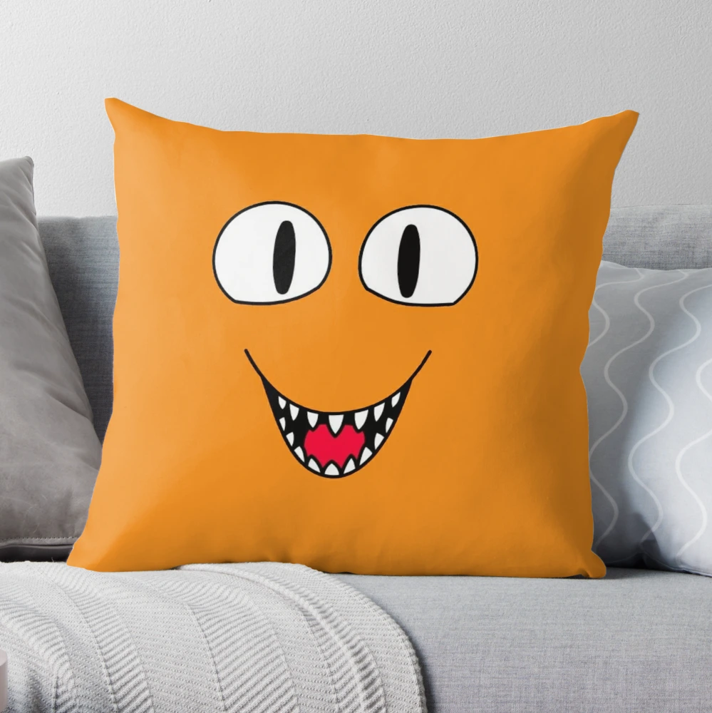 GREEN FACE Rainbow Friends, Blue Rainbow Friends.VIDEOGAME. Halloween  Throw Pillow for Sale by Mycutedesings-1