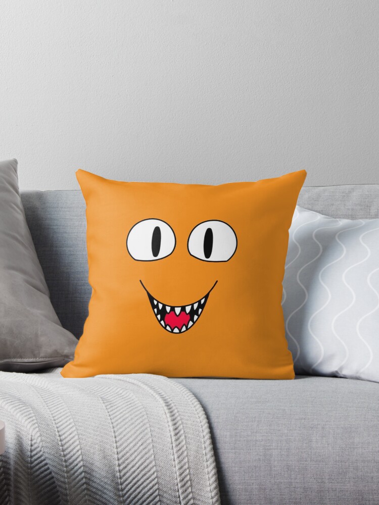 BLUE FACE Rainbow Friends. Blue Roblox Rainbow Friends Characters, roblox,  video game. Halloween Throw Pillow for Sale by Mycutedesings-1