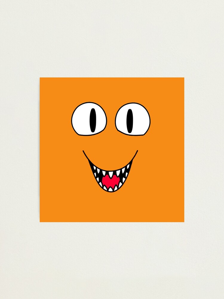 Orange Rainbow Friend | Photographic Print