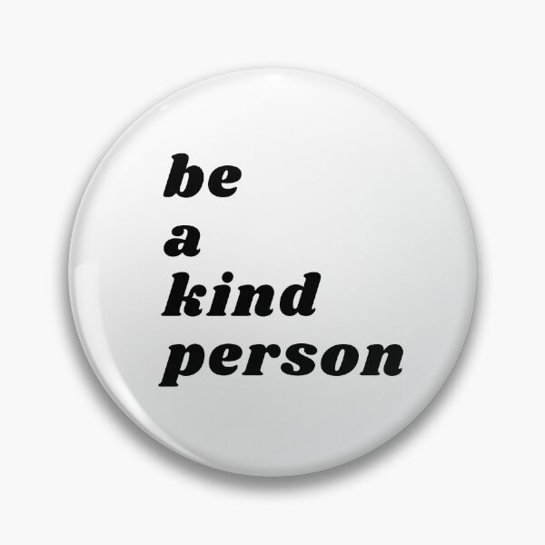 Item preview, be a kind person - Black Letters designed and sold by SimplyMots.
