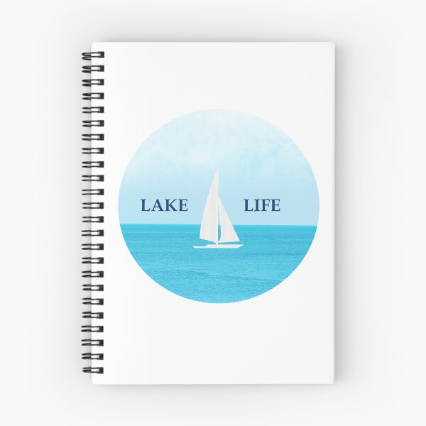 Item preview, Lake Life is having Fun Sailing in the pretty blue lake  designed and sold by Star58.