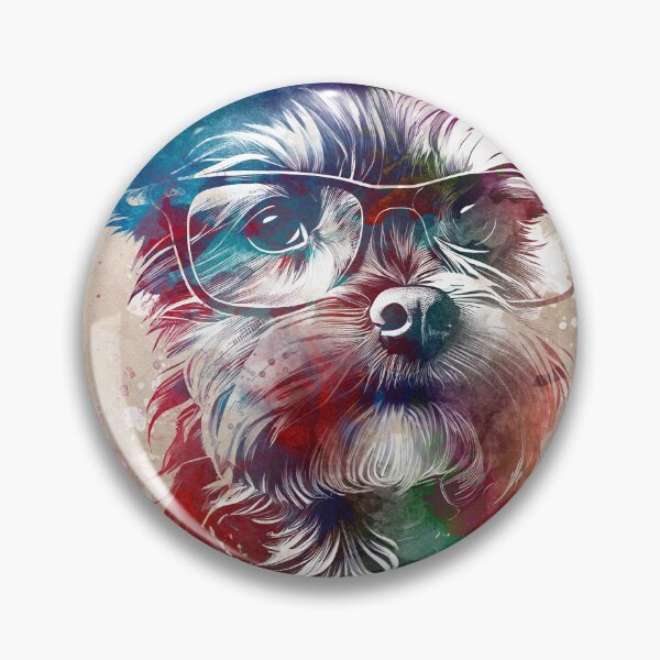 Item preview, Dog hipster graphic art #dog designed and sold by JBJart.