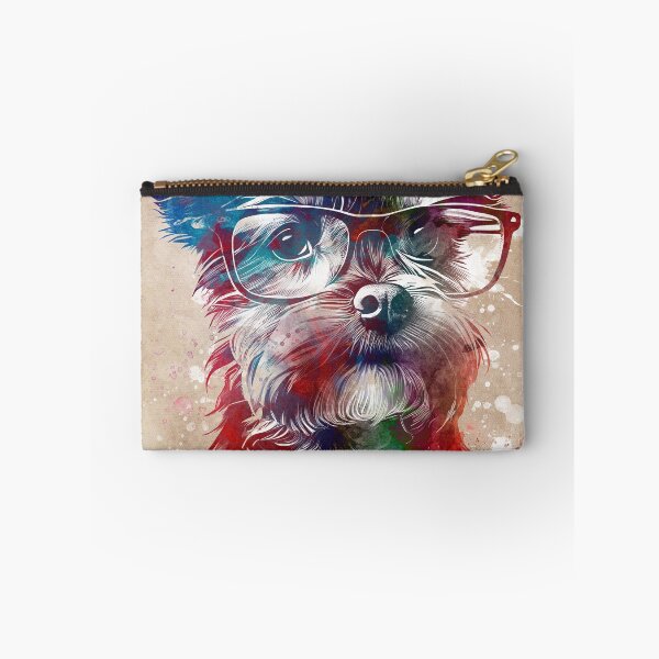 Item preview, Dog hipster graphic art #dog designed and sold by JBJart.