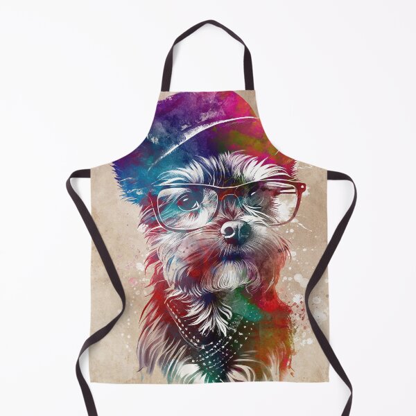Item preview, Dog hipster graphic art #dog designed and sold by JBJart.