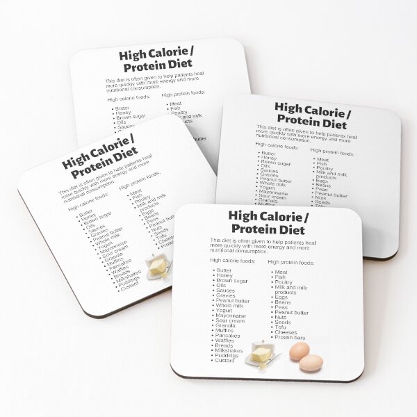 Item preview, High Calorie / Protein Diet Infographic designed and sold by Caregiverology.