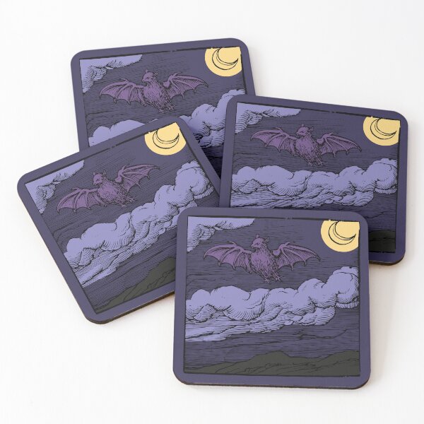 Item preview, Nox - bat in the night woodcut  designed and sold by Laraus.