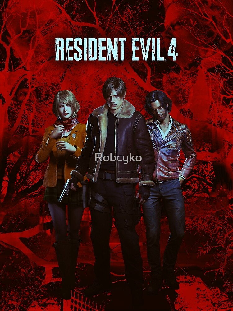 RE4 - Leon, Ashley and Luis Poster for Sale by Robcyko