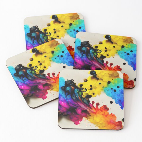 Item preview, Colorful ink splash  designed and sold by snappinn.