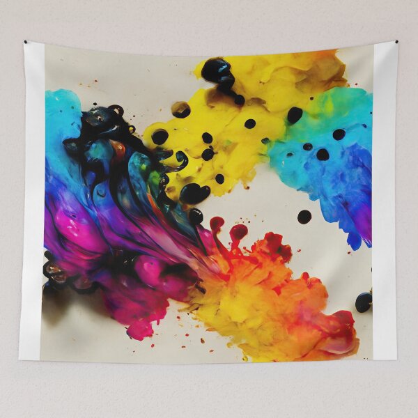 Item preview, Colorful ink splash  designed and sold by snappinn.
