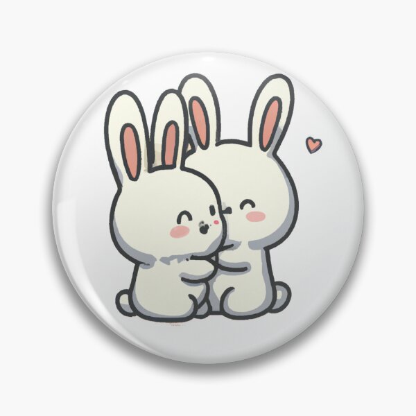 Item preview, Cute Bunnies Love Couple designed and sold by mabdulrabn.