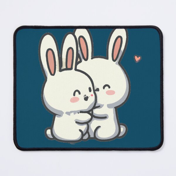 Item preview, Cute Bunnies Love Couple designed and sold by mabdulrabn.