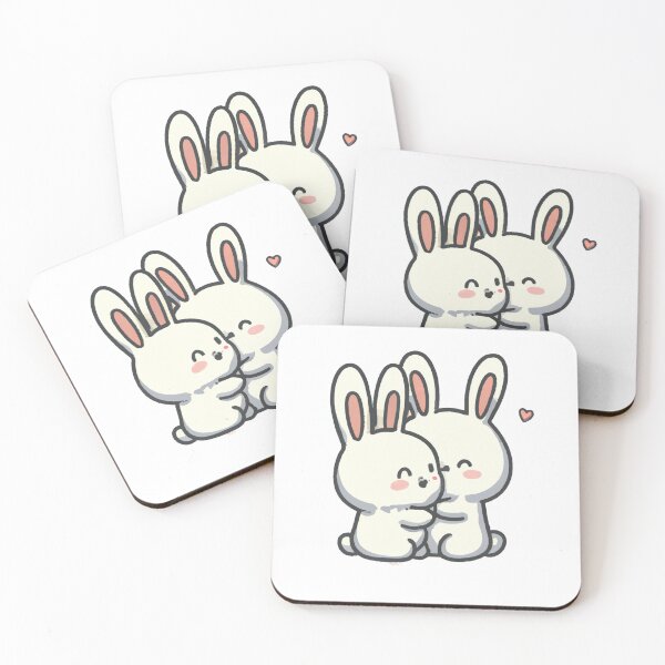 Item preview, Cute Bunnies Love Couple designed and sold by mabdulrabn.