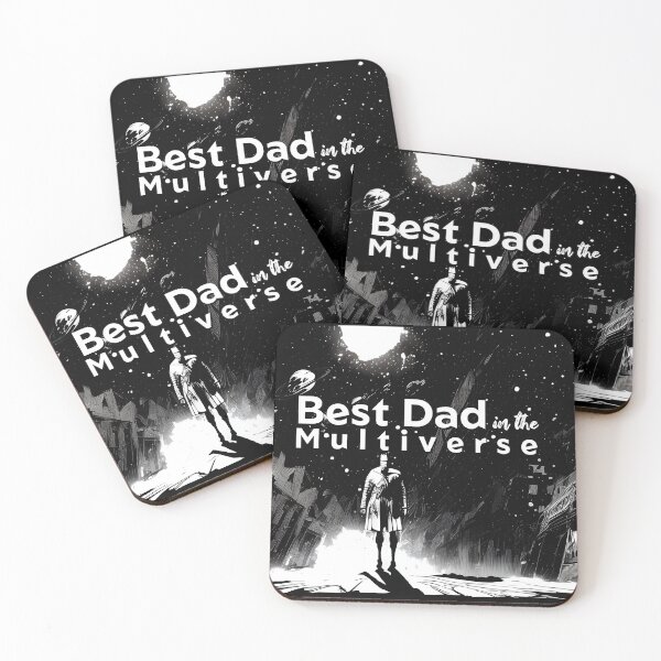 Item preview, Best Dad in the Multiverse Poster1 designed and sold by angelisart.