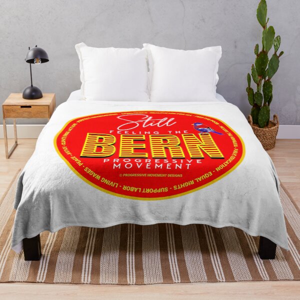 Item preview, PMD00555 Progressive Movement Designs red Still Feeling the Bern shows you support progressive policy goals for progressive Democrats, progressive Independents and Bernie Sanders supporters designed and sold by ProgressiveLeft.