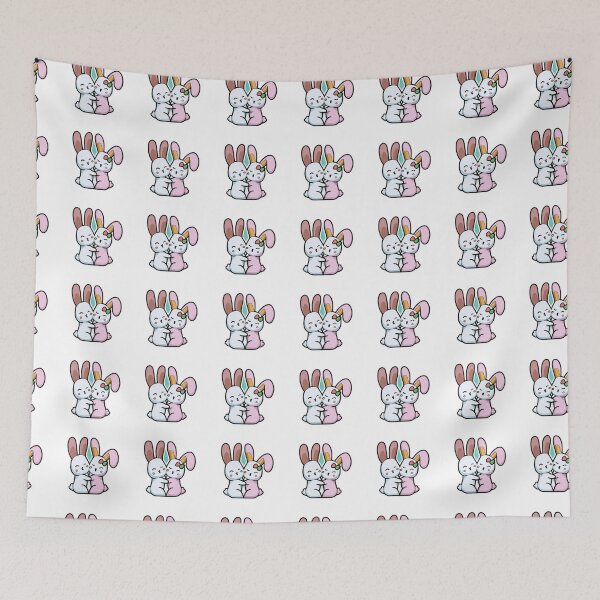 Item preview, Cute Bunnies In Love designed and sold by mabdulrabn.