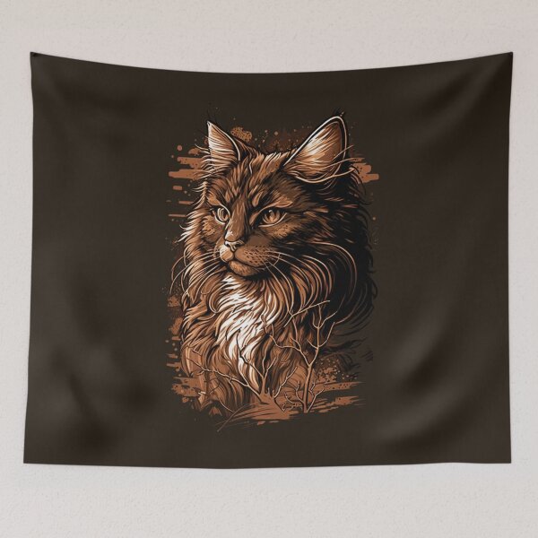 Item preview, Beautiful Majestic Maine Coon Cat designed and sold by brytfanna.