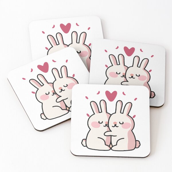 Item preview, Cute Bunnies In Love designed and sold by mabdulrabn.