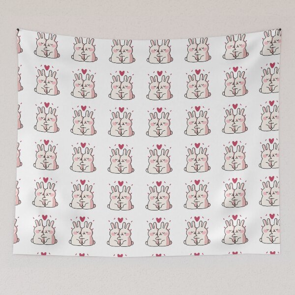 Item preview, Cute Bunnies In Love designed and sold by mabdulrabn.