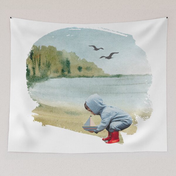 Item preview, Toy Boat designed and sold by Hillys Digital collage.