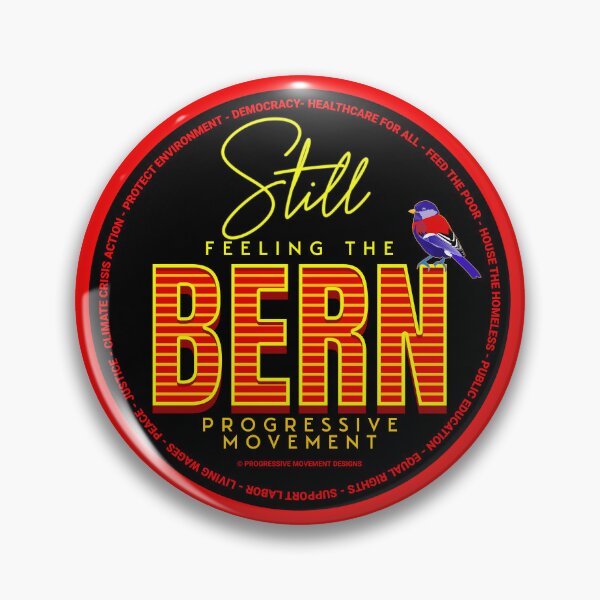 Item preview, PMD00556 Progressive Movement Designs black Still Feeling the Bern shows you support progressive policy goals for progressive Democrats, progressive Independents and Bernie Sanders supporters designed and sold by ProgressiveLeft.