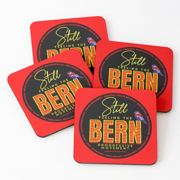 Item preview, PMD00556 Progressive Movement Designs black Still Feeling the Bern shows you support progressive policy goals for progressive Democrats, progressive Independents and Bernie Sanders supporters designed and sold by ProgressiveLeft.