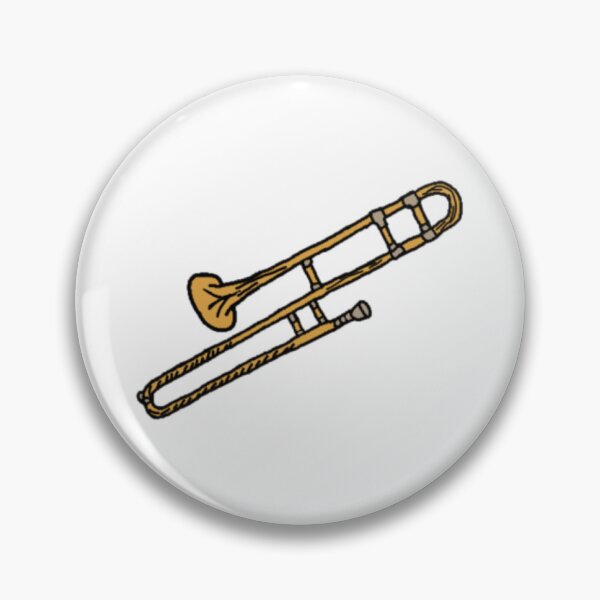 Item preview, Trombone designed and sold by HoneyvilleArt.