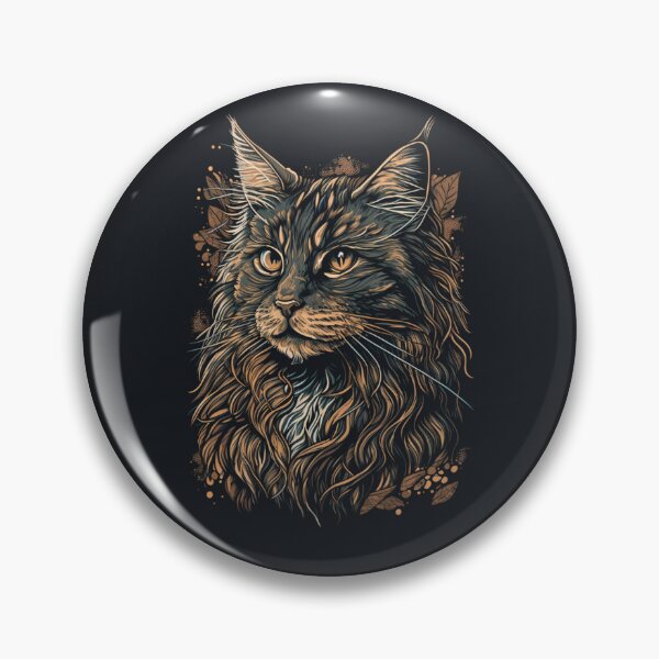 Item preview, Beautiful Majestic Maine Coon Cat designed and sold by brytfanna.