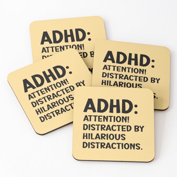 Item preview, ADHD: Attention! Distracted by hilarious distractions. designed and sold by keilamariadesig.