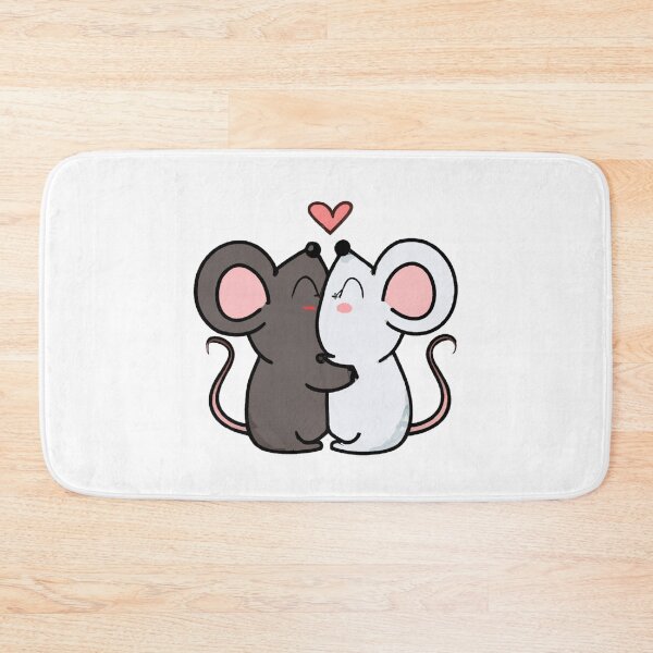 Item preview, Cute Mouse Couple Hugging designed and sold by mabdulrabn.