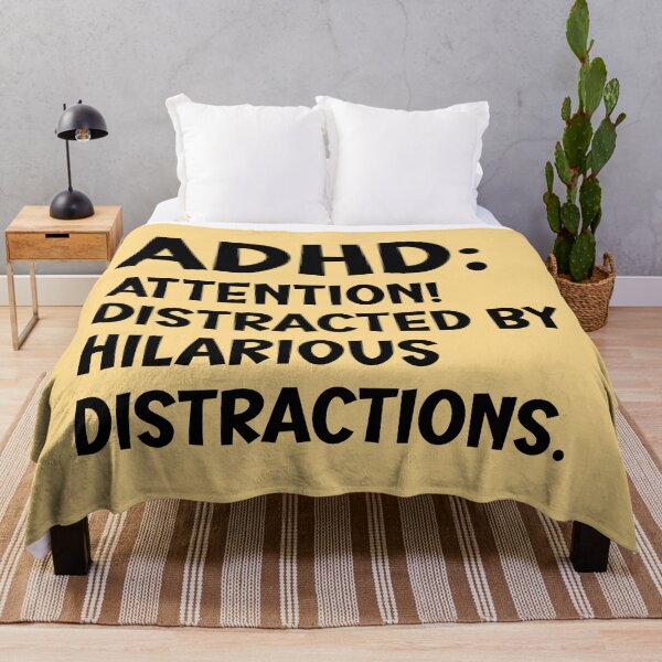 Item preview, ADHD: Attention! Distracted by hilarious distractions. designed and sold by keilamariadesig.