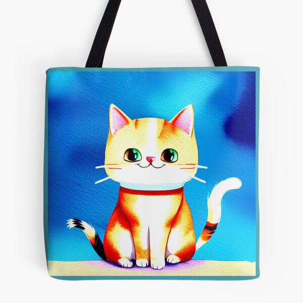 Item preview, Kawaii Cat illustration design print designed and sold by mmamma030.