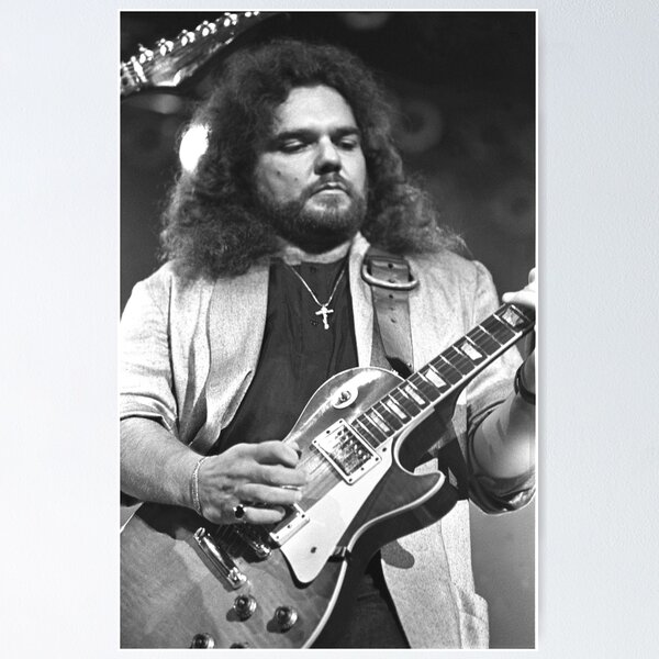 Item preview, Gary Rossington - BW Photograph designed and sold by ConcertImages.