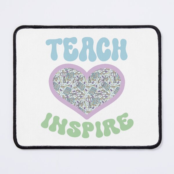 Item preview, Teach Love Inspire Stationary Heart Design designed and sold by CreativeDraws42.