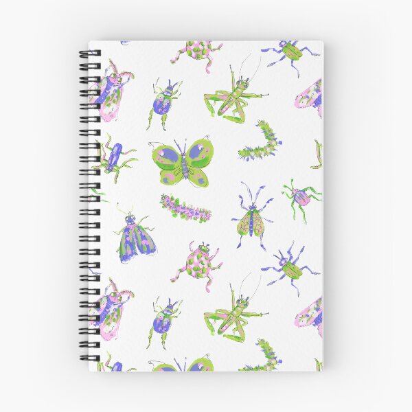 Item preview, Fly Gang - Insect pattern in green and purple designed and sold by Darya Solomenko.