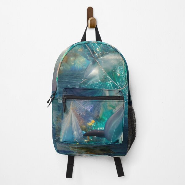 Item preview, Dolphins Playing In Blue Ocean Deep Water designed and sold by IZiets.