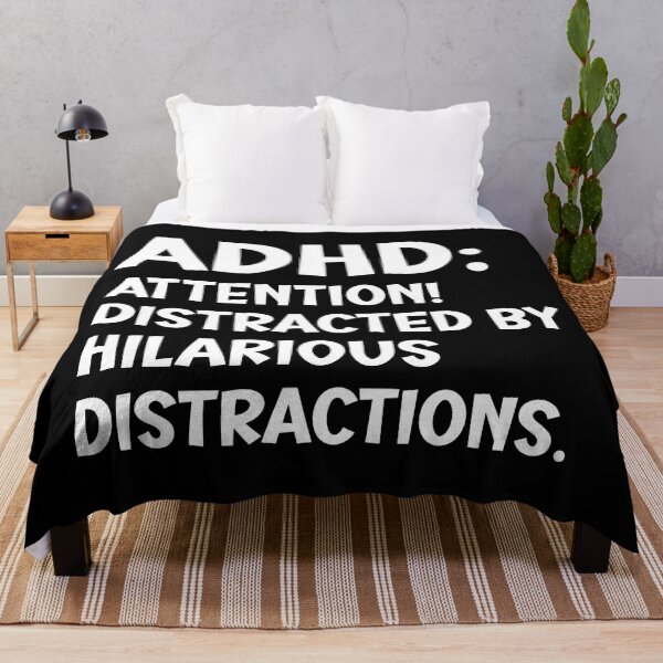 Item preview, ADHD: Attention! Distracted by hilarious distractions. designed and sold by keilamariadesig.