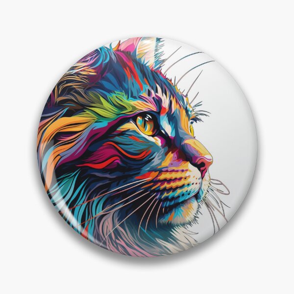 Item preview, Splash Maine coon Cat - Colorful, Pop Art v2.0 designed and sold by adredn86.