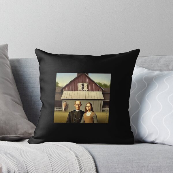 Item preview, American Gothic designed and sold by UglyAIArtwork.