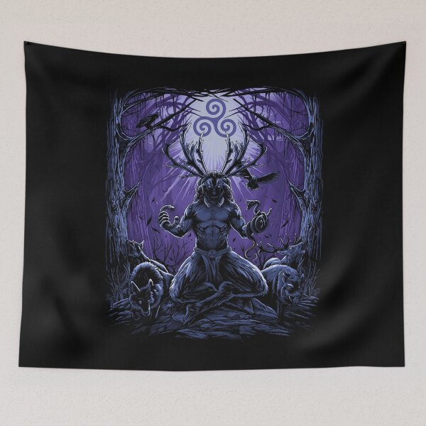 Item preview, Celtic Cernunnos Pagan Irish Mythology designed and sold by BluePagan.